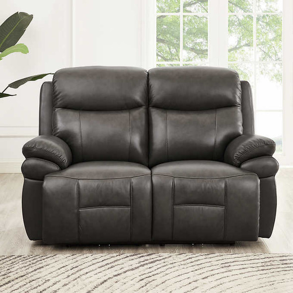 Prospera Home Summerside Leather Zero Gravity Reclining 3-piece Living Room Set with Power Headrest