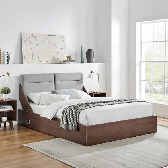 Reclina Upholstered Lift-Up Smart Bed