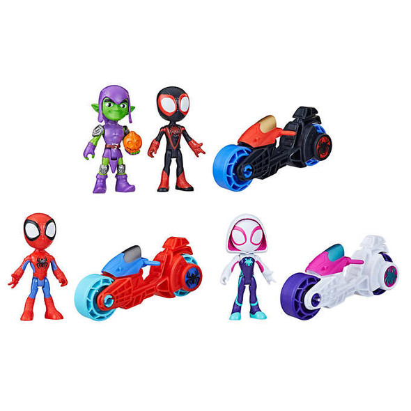 Marvel Spidey and His Amazing Friends Moto Squad Crew