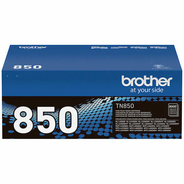 Brother TN850 Black High Yield Toner Cartridge
