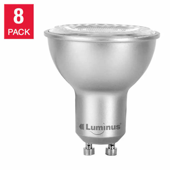 Luminus LED Elite 7W GU10 500 lumens Dimmable, 8-pack