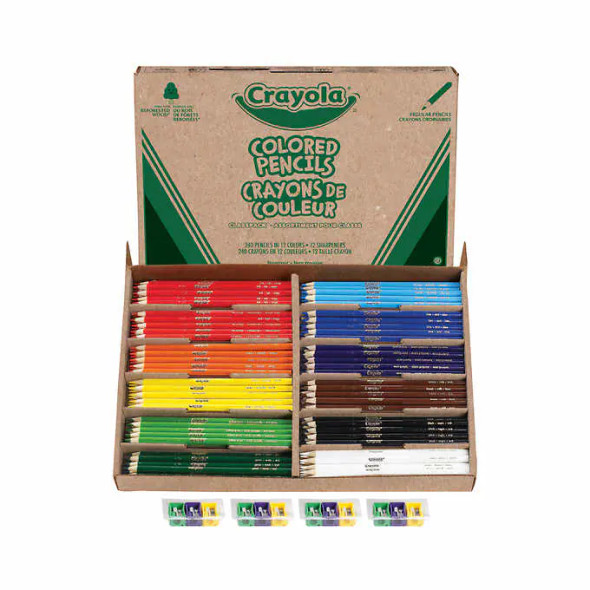 Crayola Pencil Crayons Classpack, 240-count