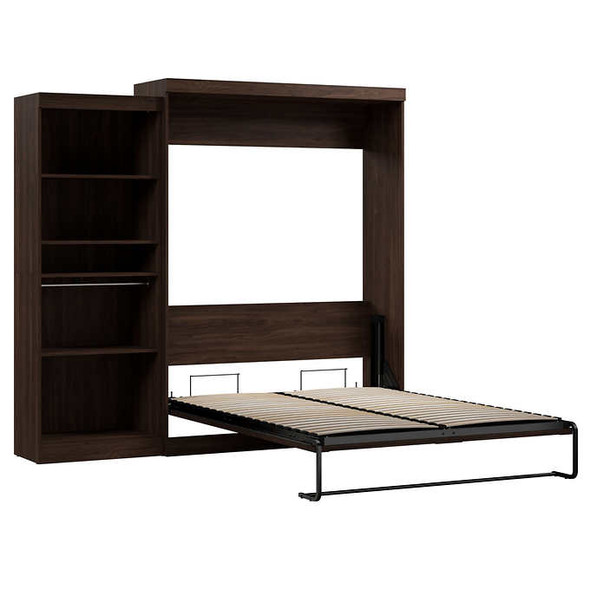 Bestar Boutique Queen Wall Bed 2-piece Set with Shelving Unit