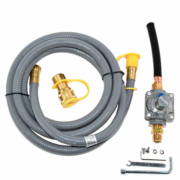 Natural Gas Hose and Regulator Connection Kit 710-0003