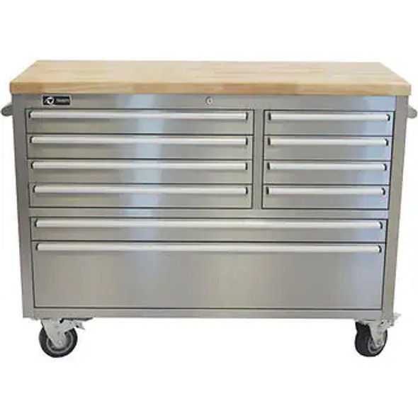 Trinity 48 in. Stainless Steel Workbench