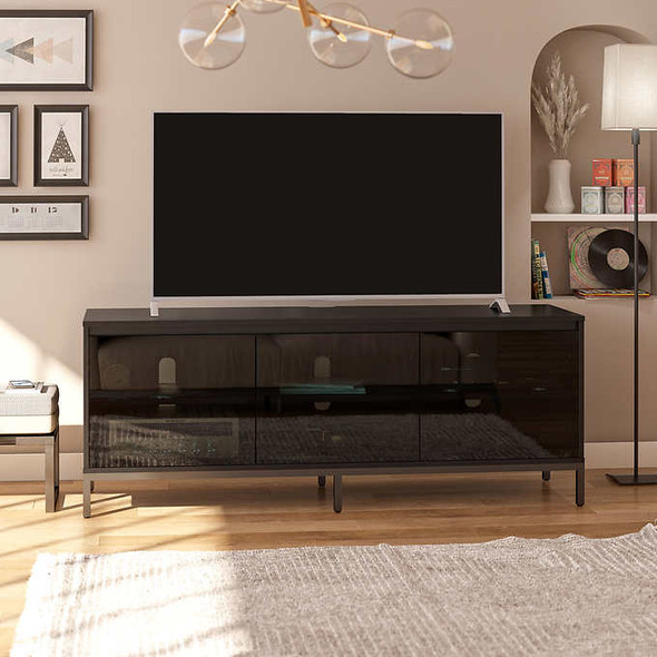 Alphason Television Stand with Smoked Glass Doors