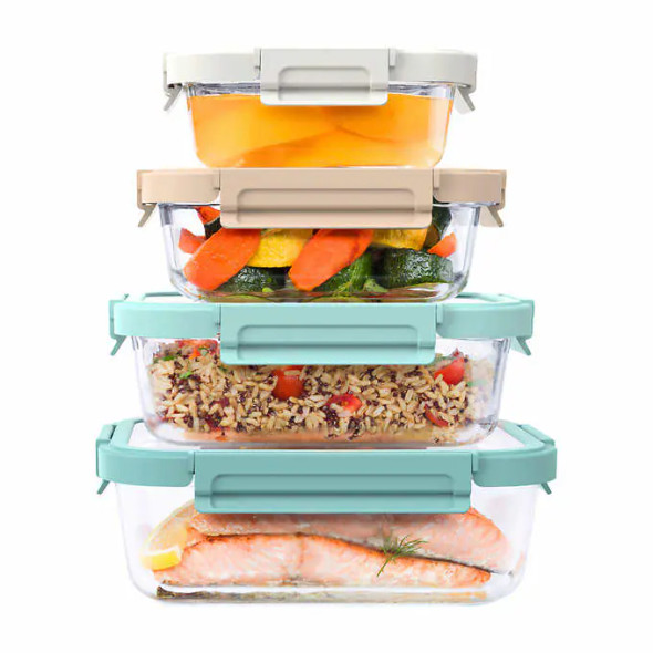 Bentgo Glass Food Storage Set, 12-pieces