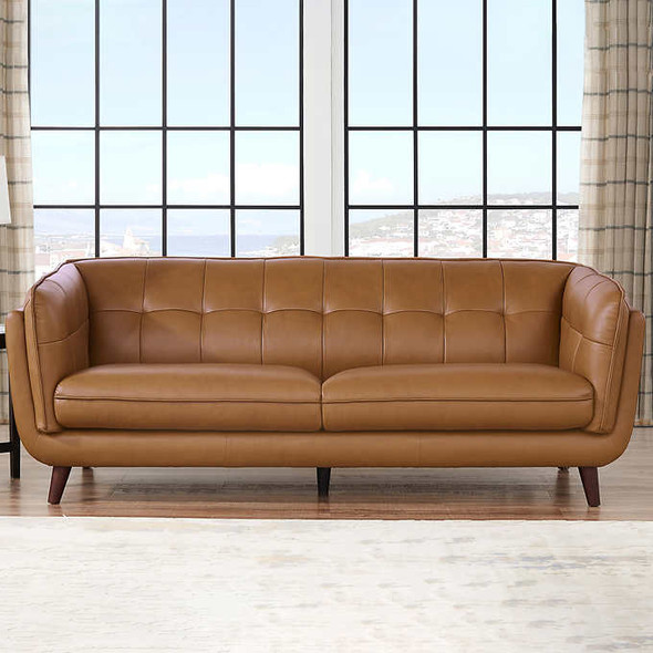 Prospera Home Barcelona 3-piece Top Grain Leather Living Room  Set