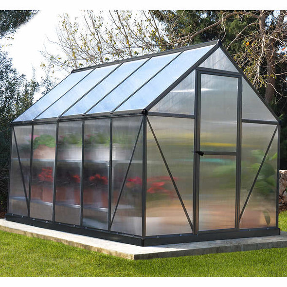 Canopia by Palram Build and Grow 6 ft. x 10 ft. Twin-Wall Greenhouse