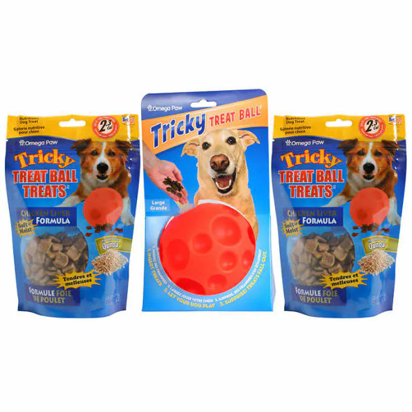 Omega Paw Tricky Treat Ball Kit