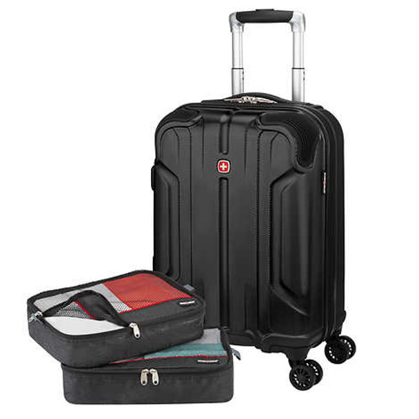 Swissgear Nadius Hardside Carry-On with 2 Packing Cubes