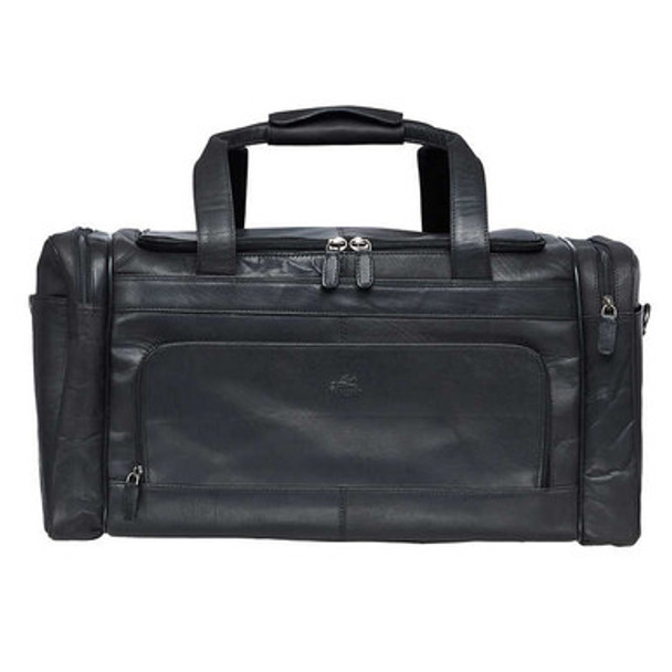 Mancini Leather Carry-on Duffel Bag