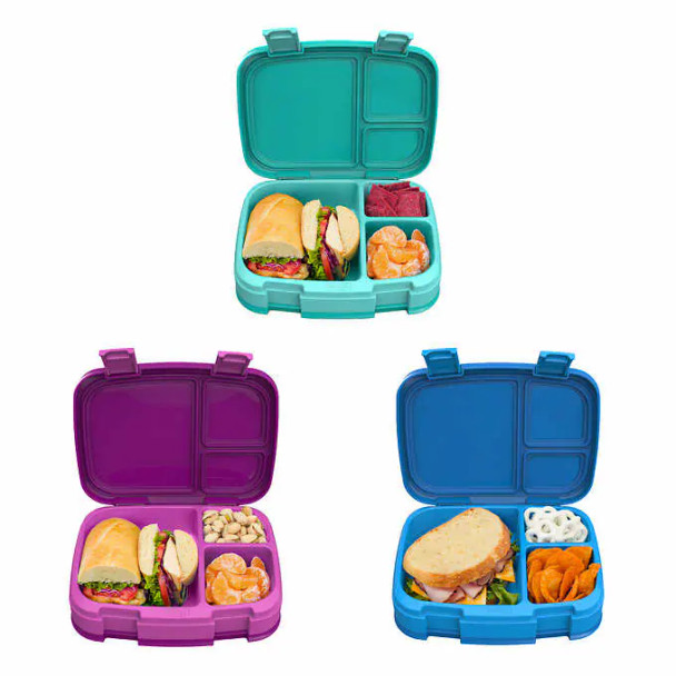 Bentgo Fresh Lunch Box Containers, 3-pack