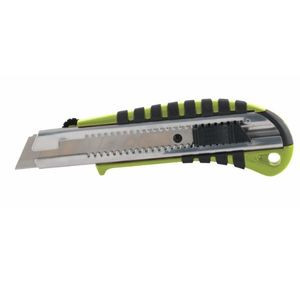 CUTTER PLASTICO HOJA 18 MM + 2 CUCHILLAS RECAMBIO.