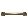 Acanthus Appliance Pull Bar, 14 Inch Drill Center, Dark Brass