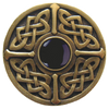 Celtic Jewel Knob  NHK-158-O  in Antique Brass