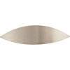Nouveau Eyebrow Cup Pull 2 1/2'' cc M414 Brushed Satin Nickel