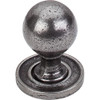 Britannia Paris Knob Smooth 1 1/16''  Backplate M50  in Cast Iron