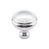 Brixton Rimmed Knob 1 1/4 Inch in Polished Chrome TK880PC
