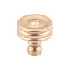 Brixton Ridged Knob 1 1/4 Inch in Honey Bronze TK881HB