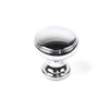 Zind die cast Knob, 1-3/16" dia.   22205-26 in Polished Chrome