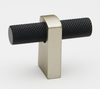 Vita Bella T Knob Knurled Bar A2901-MN/MB