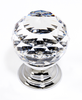 Swarovski Crystal 1 1/4'' Crystal Knob C210-CLR/PC