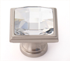 Swarovski Crystal 1 1/4'' Crystal Knob C212-CLR/SN