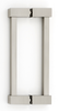Contemporary II 6'' Back to Back Glass Door Pull G718-6-SN