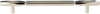 Regent's Park Kingsmill Pull 7 9/16 Inch Polished Nickel TK3084PN
