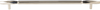 Regent's Park Kingsmill Appliance Pull 18 Inch Polished Nickel TK3088PN