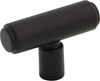 Regent's Park Clarence T-Knob 2 Inch Flat Black TK3111BLK