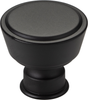 Regent's Park Ormonde Knob 1 3/8 Inch Flat Black TK3120BLK