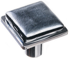 Geometric Geomtric Square Irid Black on Square Knob K-1302