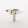 Adjustable Clear Knob with Polished Nickel Base K-1900-PN
