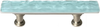 Skinny Glacier Light Aqua Pull with Satin Nickel Base SP-208-SN