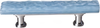 Skinny Glacier Powder Blue Pull with Polished Chrome Base SP-215-PC