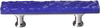 Skinny Glacier Deep Cobalt Blue Pull with Polished Chrome Base SP-221-PC
