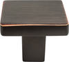 Contemporary Advantage One Verona Bronze Square Knob 0953-10VB-P