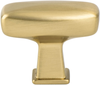 Subtle Surge Modern Brushed Gold Knob. 1240-1MDB-P