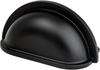 Traditional Advantage Three 3'' CC Matte Black Cup Pull 9194-1055-P