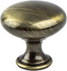 Euro Moderno Brushed Antique Brass Knob 9724-1BAB-P