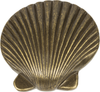 Nautical/Ocean Clamshell Knob 2'' Burnished Bronze 143-BB