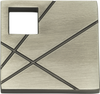 Modernist Left Square Knob 1 1/2'' Brushed Nickel 251L-BRN