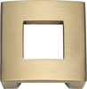Centinel Square Knob 1 1/4'' cc Champagne 255-CM