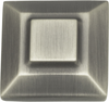 Trocadero Small Square Knob 1'' Pewter 283-P