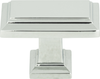 Sutton Place Rectangle Knob 1 7/16'' Polished Chrome 290-CH