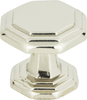 Dickinson Octagon Knob 1 1/4'' Polished Nickel 319-PN