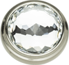 Crystal Legacy Round Knob 1 5/16'' Brushed Nickel 343-BRN
