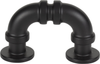 Steam Punk Finger Pull 1 5/16'' cc Matte Black 366-BL